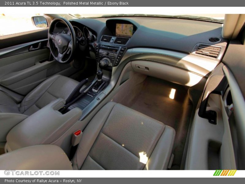Polished Metal Metallic / Ebony Black 2011 Acura TL 3.5 Technology