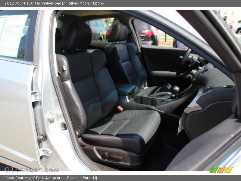 Silver Moon / Ebony 2012 Acura TSX Technology Sedan