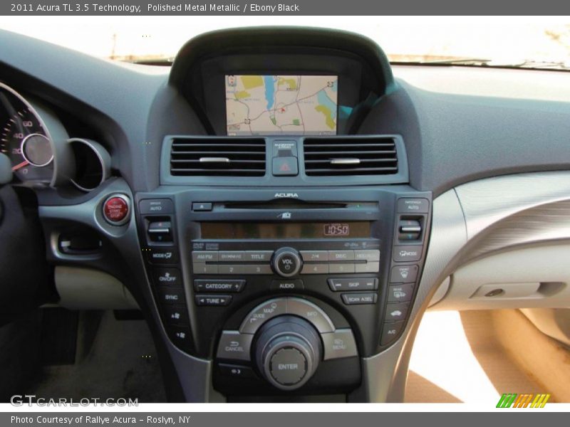Polished Metal Metallic / Ebony Black 2011 Acura TL 3.5 Technology