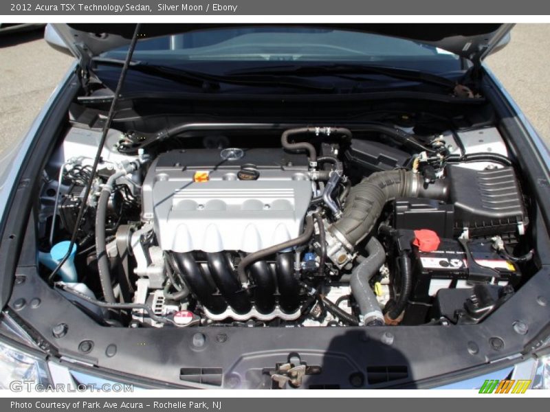 Silver Moon / Ebony 2012 Acura TSX Technology Sedan
