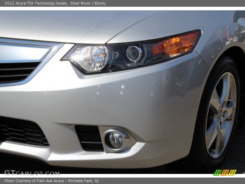 Silver Moon / Ebony 2012 Acura TSX Technology Sedan