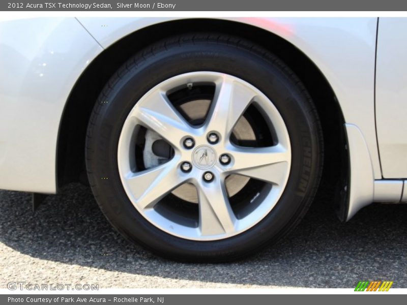 Silver Moon / Ebony 2012 Acura TSX Technology Sedan