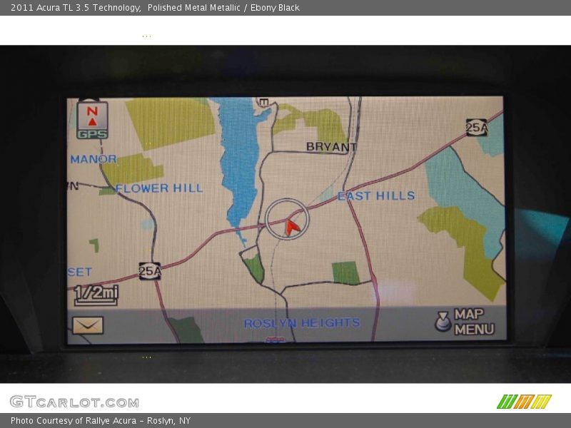 Polished Metal Metallic / Ebony Black 2011 Acura TL 3.5 Technology