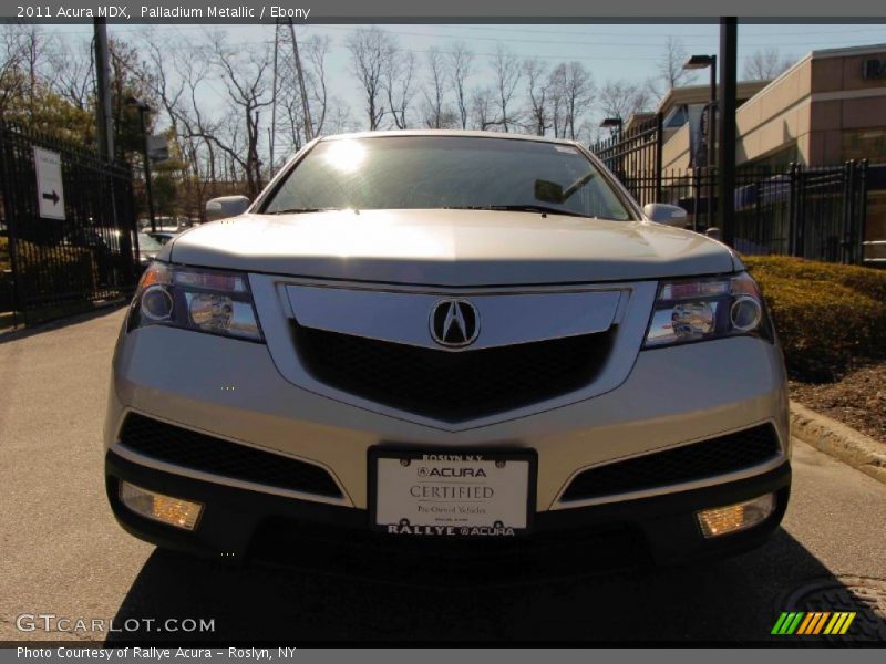 Palladium Metallic / Ebony 2011 Acura MDX