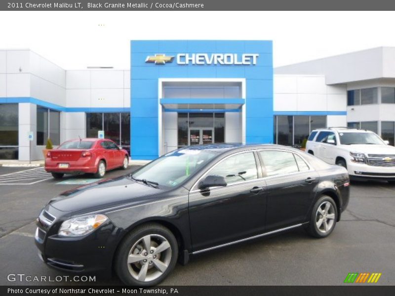 Black Granite Metallic / Cocoa/Cashmere 2011 Chevrolet Malibu LT