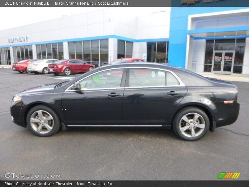 Black Granite Metallic / Cocoa/Cashmere 2011 Chevrolet Malibu LT