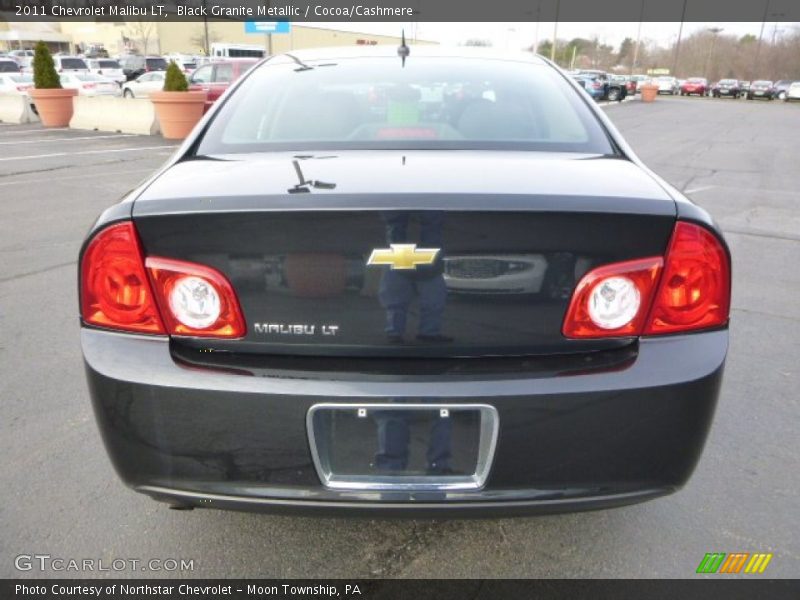 Black Granite Metallic / Cocoa/Cashmere 2011 Chevrolet Malibu LT