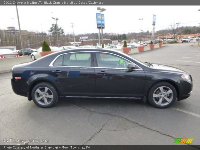 Black Granite Metallic / Cocoa/Cashmere 2011 Chevrolet Malibu LT