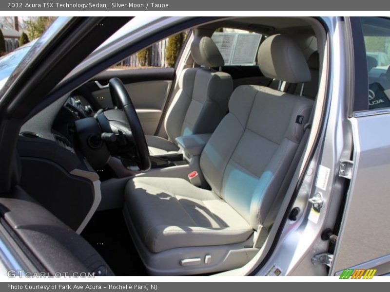 Silver Moon / Taupe 2012 Acura TSX Technology Sedan