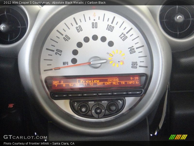 Absolute Black Metallic / Carbon Black 2012 Mini Cooper S Countryman
