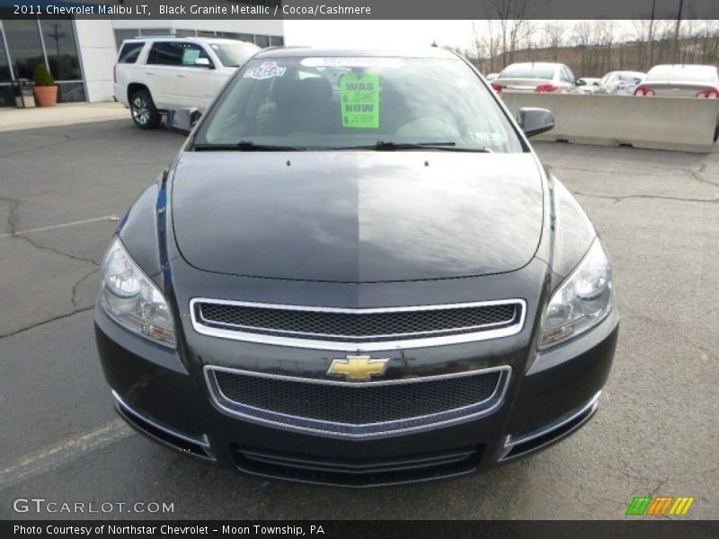 Black Granite Metallic / Cocoa/Cashmere 2011 Chevrolet Malibu LT