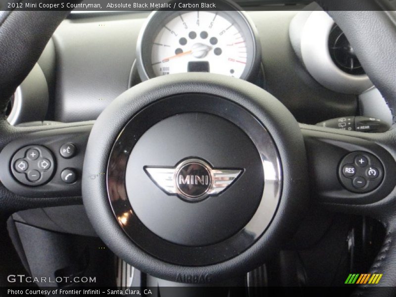 Absolute Black Metallic / Carbon Black 2012 Mini Cooper S Countryman