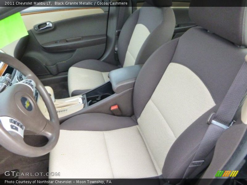 Black Granite Metallic / Cocoa/Cashmere 2011 Chevrolet Malibu LT