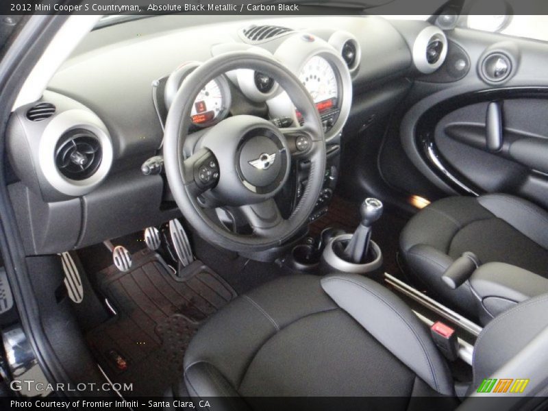 Absolute Black Metallic / Carbon Black 2012 Mini Cooper S Countryman