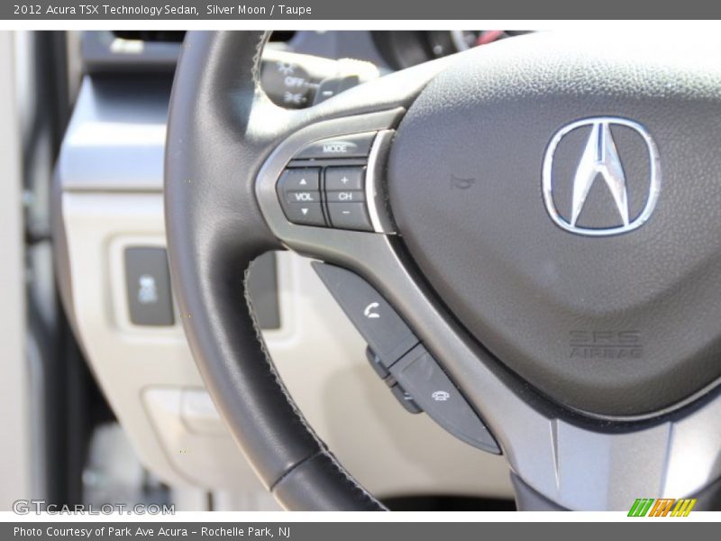 Silver Moon / Taupe 2012 Acura TSX Technology Sedan