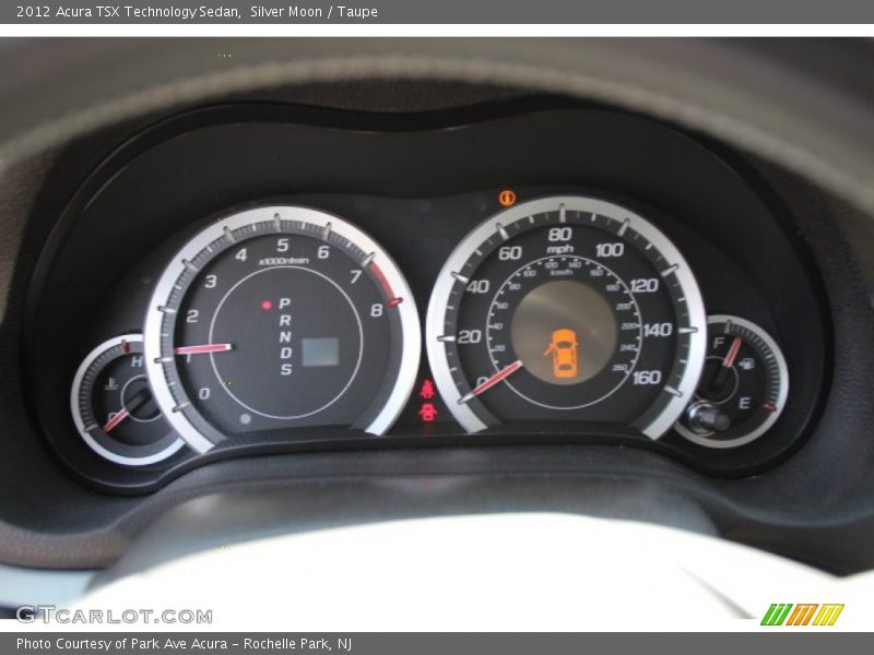 Silver Moon / Taupe 2012 Acura TSX Technology Sedan