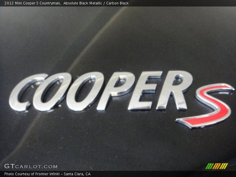 Absolute Black Metallic / Carbon Black 2012 Mini Cooper S Countryman