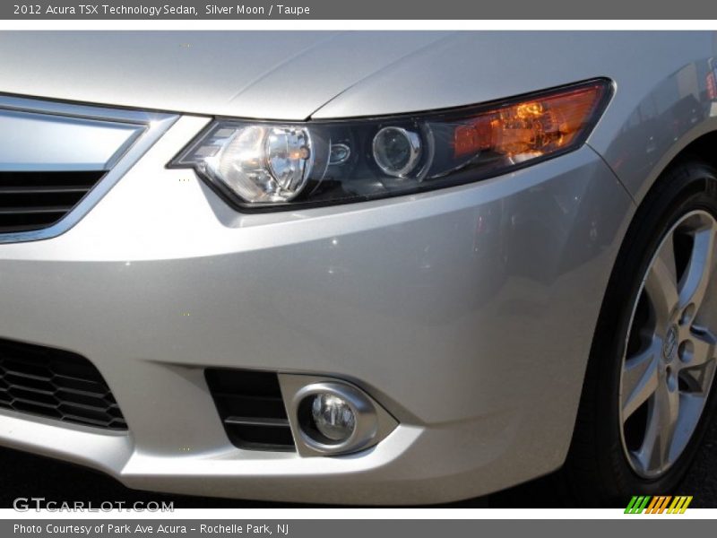 Silver Moon / Taupe 2012 Acura TSX Technology Sedan