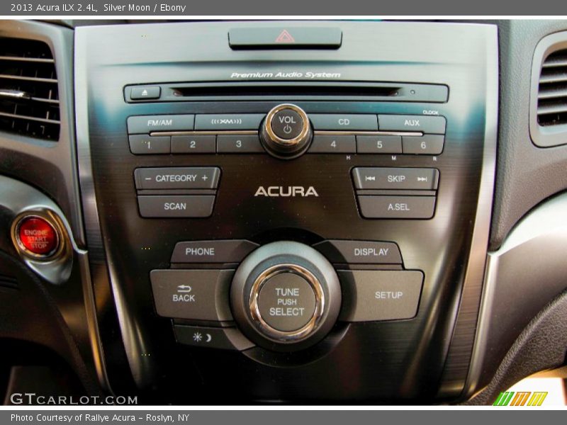 Silver Moon / Ebony 2013 Acura ILX 2.4L