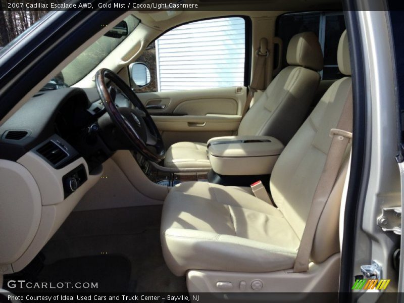 Gold Mist / Cocoa/Light Cashmere 2007 Cadillac Escalade AWD