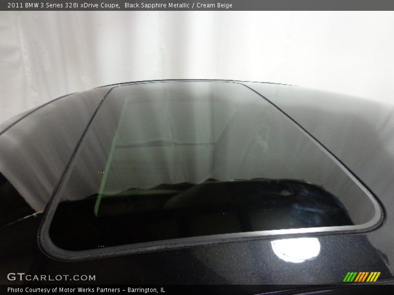Black Sapphire Metallic / Cream Beige 2011 BMW 3 Series 328i xDrive Coupe