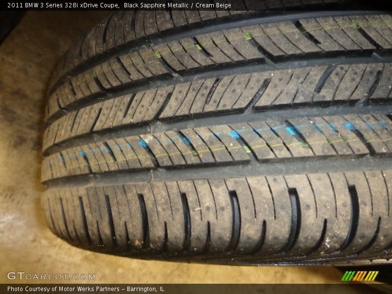 Black Sapphire Metallic / Cream Beige 2011 BMW 3 Series 328i xDrive Coupe