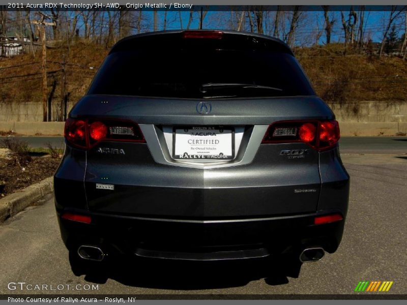 Grigio Metallic / Ebony 2011 Acura RDX Technology SH-AWD