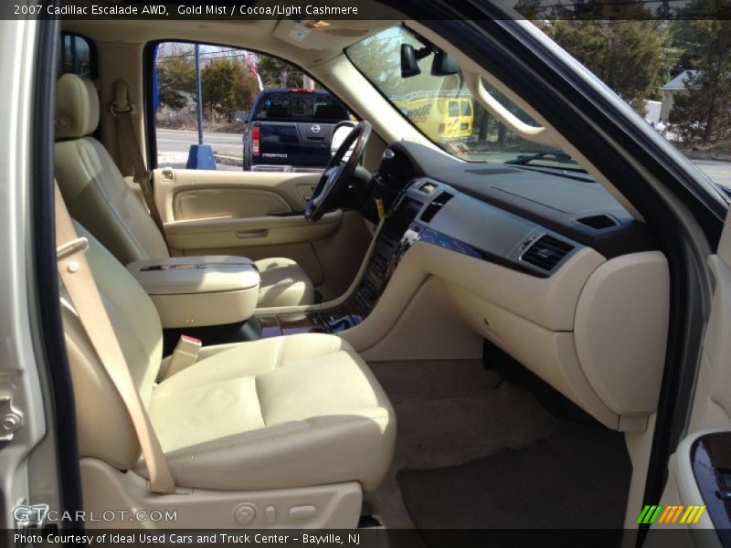 Gold Mist / Cocoa/Light Cashmere 2007 Cadillac Escalade AWD