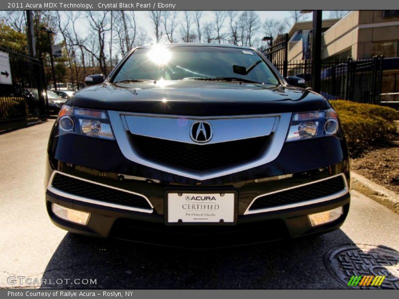 Crystal Black Pearl / Ebony 2011 Acura MDX Technology