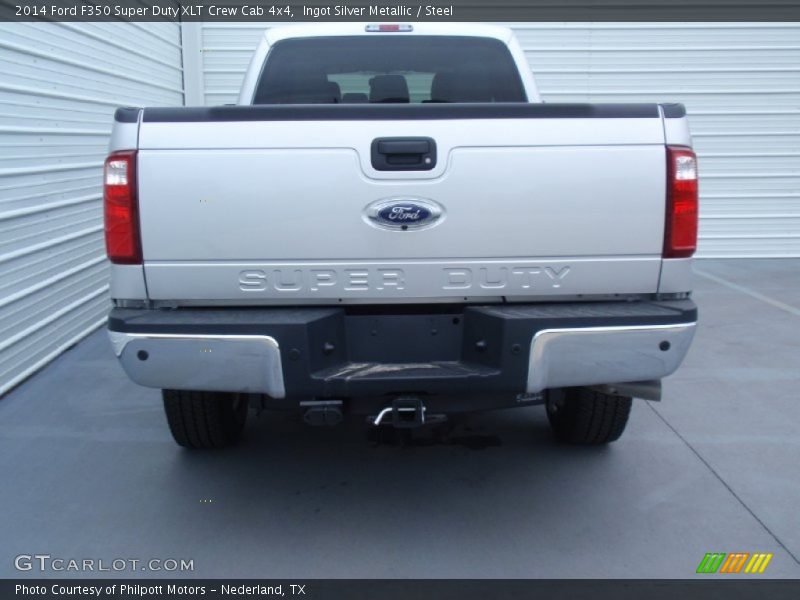 Ingot Silver Metallic / Steel 2014 Ford F350 Super Duty XLT Crew Cab 4x4