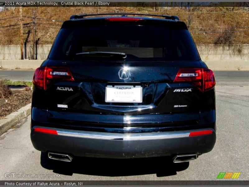 Crystal Black Pearl / Ebony 2011 Acura MDX Technology