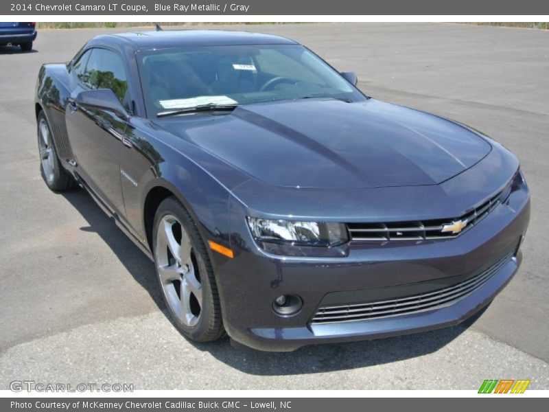 Blue Ray Metallic / Gray 2014 Chevrolet Camaro LT Coupe