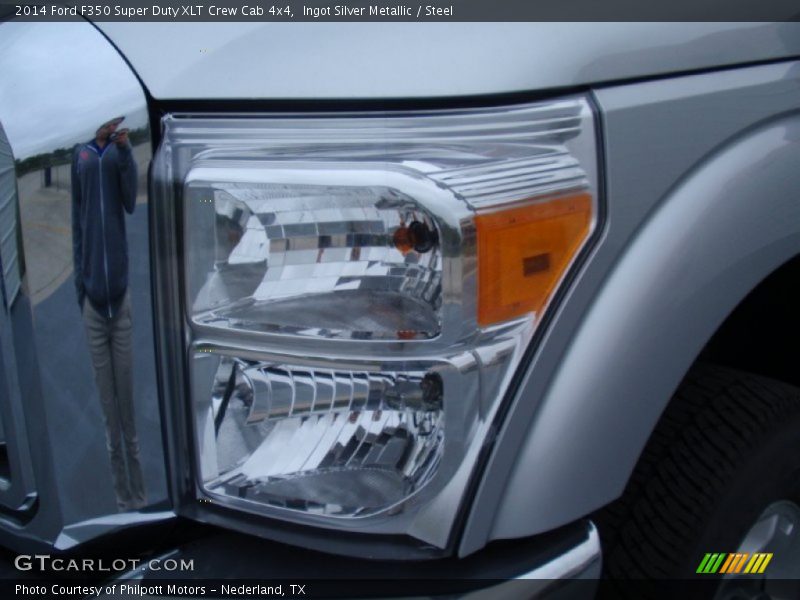 Ingot Silver Metallic / Steel 2014 Ford F350 Super Duty XLT Crew Cab 4x4