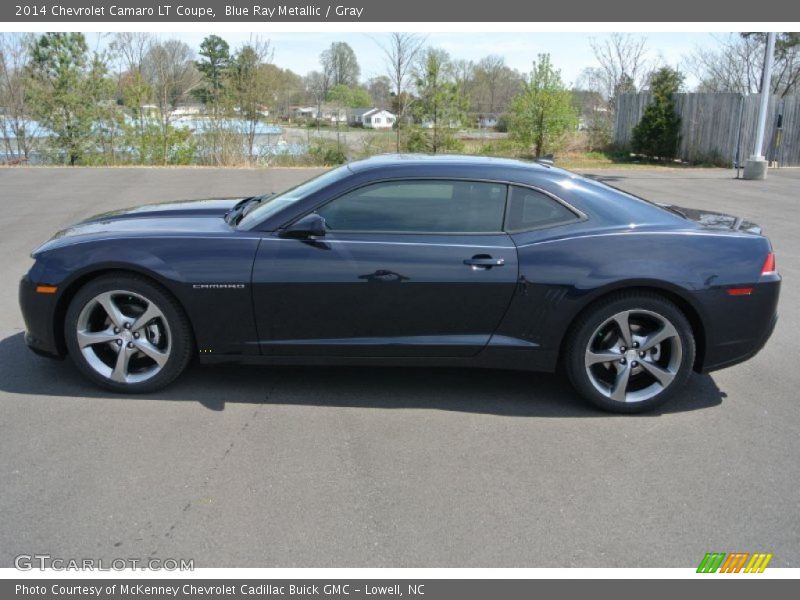 Blue Ray Metallic / Gray 2014 Chevrolet Camaro LT Coupe