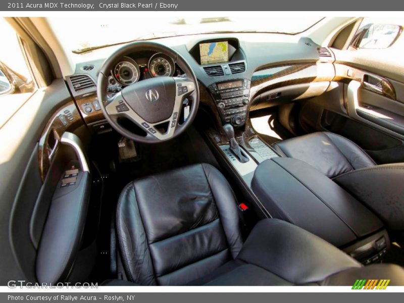 Crystal Black Pearl / Ebony 2011 Acura MDX Technology