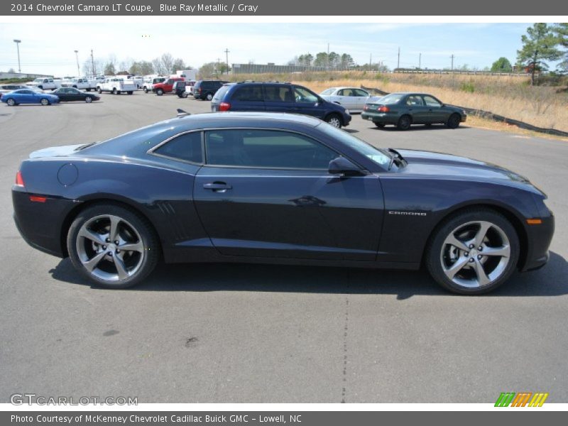 Blue Ray Metallic / Gray 2014 Chevrolet Camaro LT Coupe