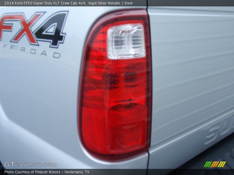 Ingot Silver Metallic / Steel 2014 Ford F350 Super Duty XLT Crew Cab 4x4