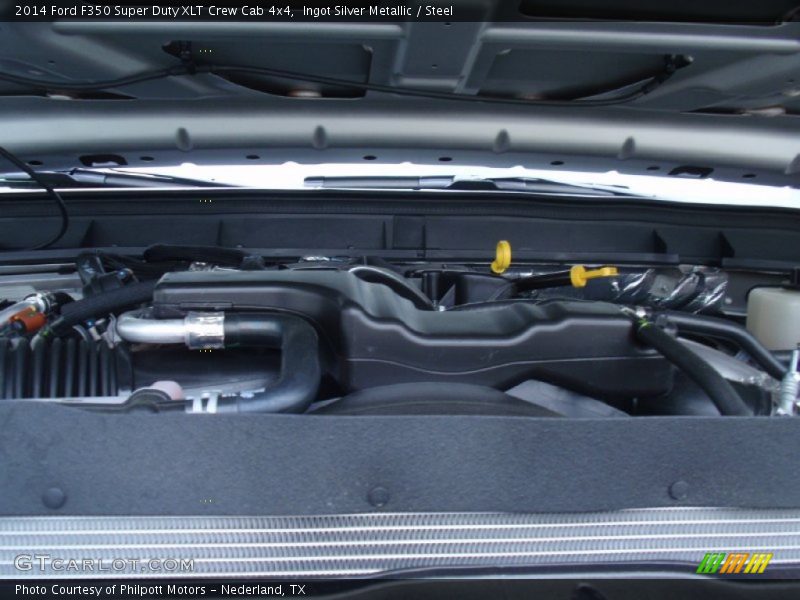 Ingot Silver Metallic / Steel 2014 Ford F350 Super Duty XLT Crew Cab 4x4