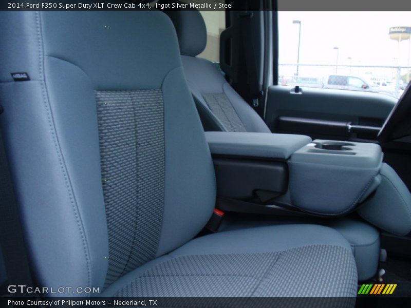 Ingot Silver Metallic / Steel 2014 Ford F350 Super Duty XLT Crew Cab 4x4