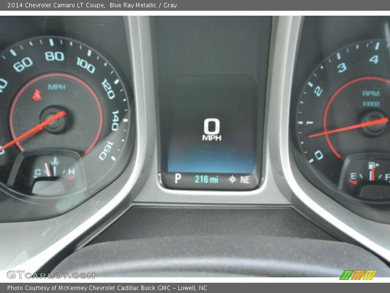 Blue Ray Metallic / Gray 2014 Chevrolet Camaro LT Coupe