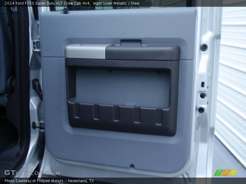 Ingot Silver Metallic / Steel 2014 Ford F350 Super Duty XLT Crew Cab 4x4