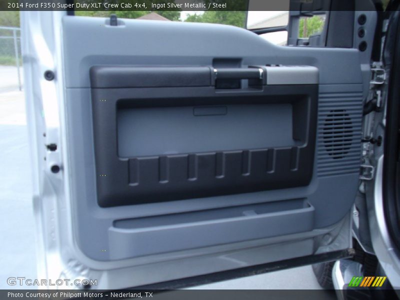 Ingot Silver Metallic / Steel 2014 Ford F350 Super Duty XLT Crew Cab 4x4