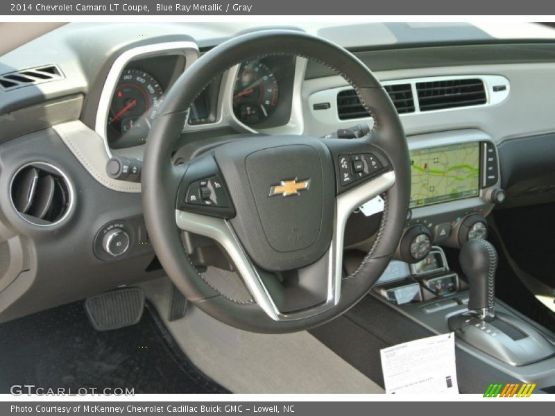 Blue Ray Metallic / Gray 2014 Chevrolet Camaro LT Coupe