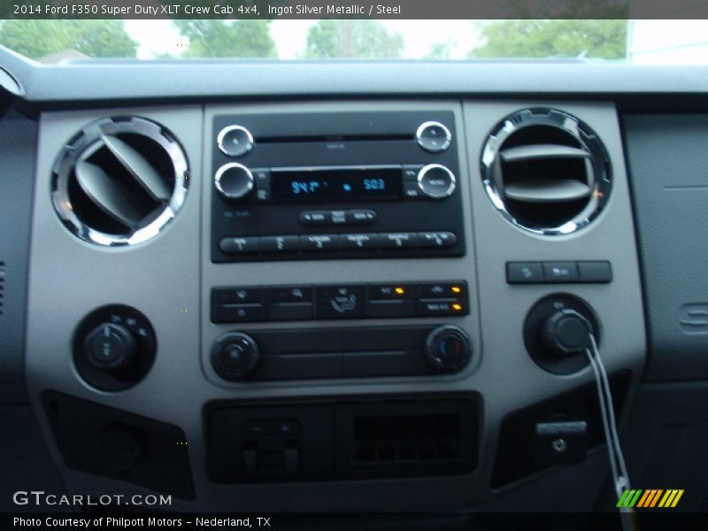 Ingot Silver Metallic / Steel 2014 Ford F350 Super Duty XLT Crew Cab 4x4