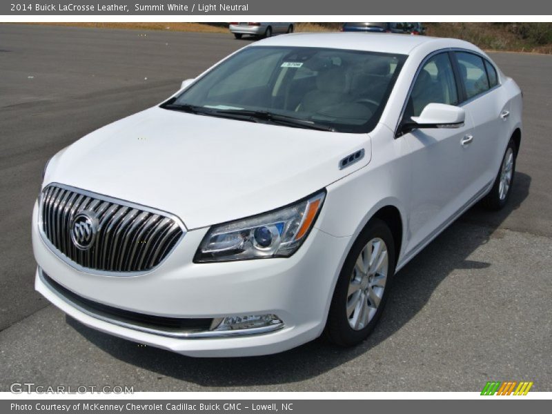 Summit White / Light Neutral 2014 Buick LaCrosse Leather