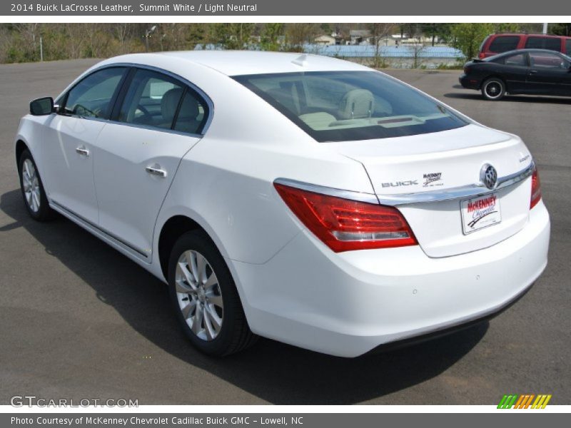 Summit White / Light Neutral 2014 Buick LaCrosse Leather
