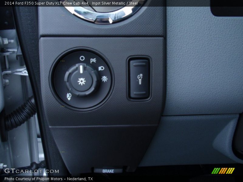 Ingot Silver Metallic / Steel 2014 Ford F350 Super Duty XLT Crew Cab 4x4