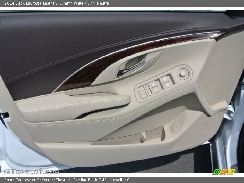 Summit White / Light Neutral 2014 Buick LaCrosse Leather