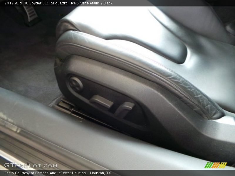 Ice Silver Metallic / Black 2012 Audi R8 Spyder 5.2 FSI quattro