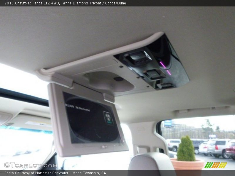 White Diamond Tricoat / Cocoa/Dune 2015 Chevrolet Tahoe LTZ 4WD